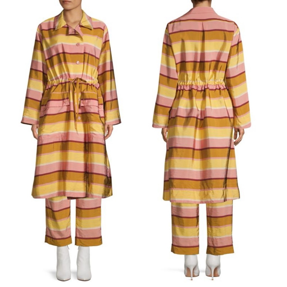 STINE GOYA Gloria Stripe Jacket Size Large